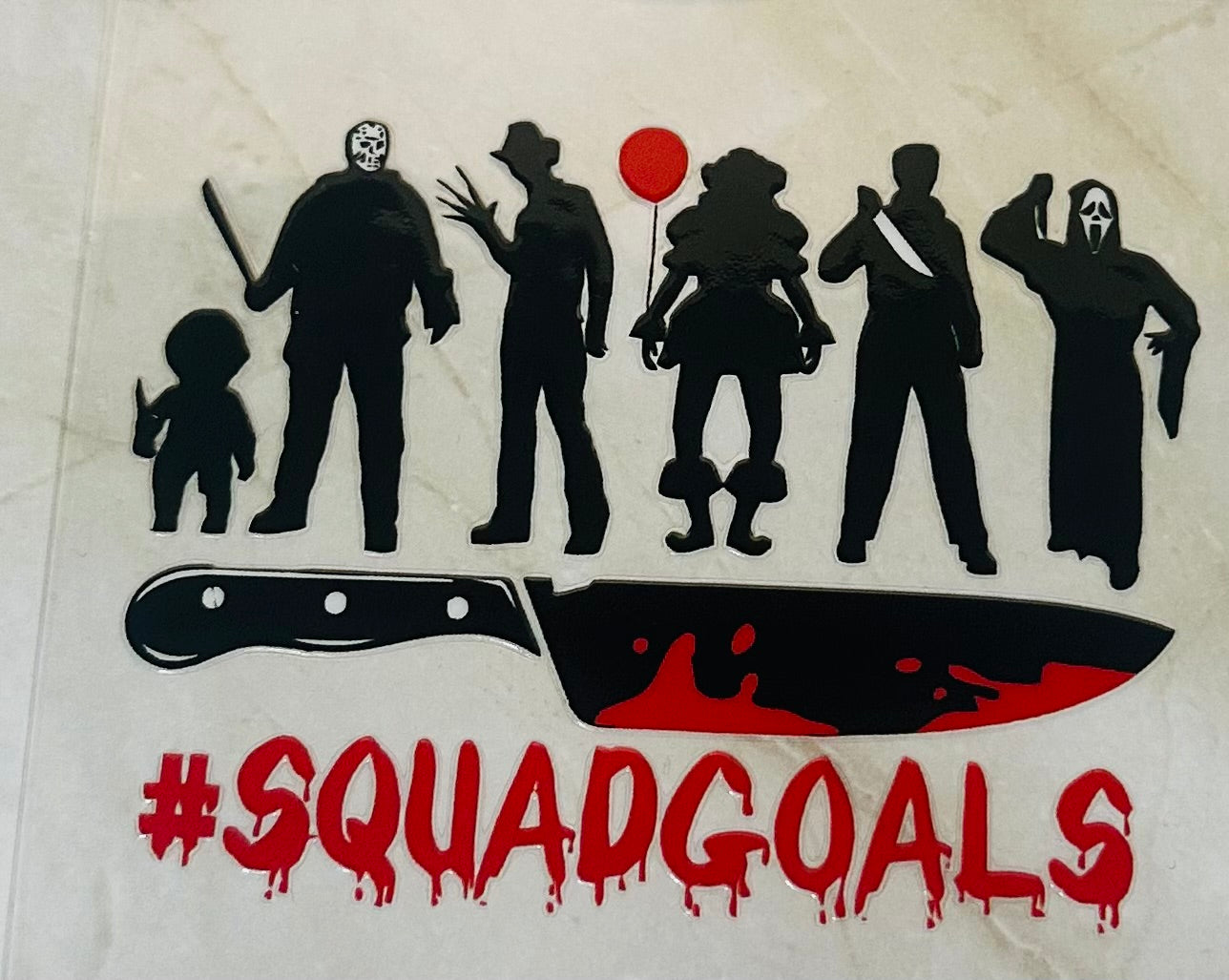 Squad Goals Decal