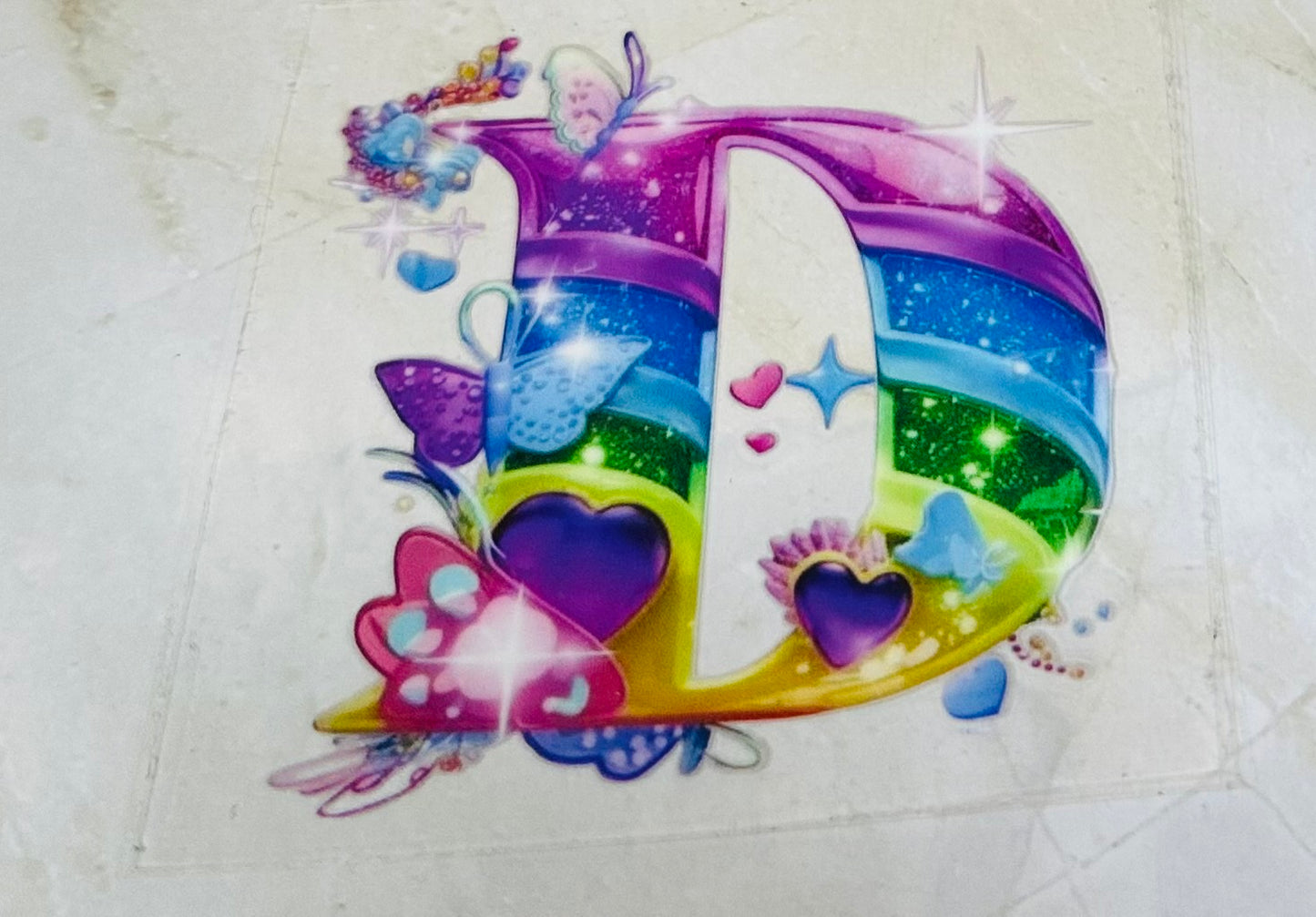 Letter D Decal