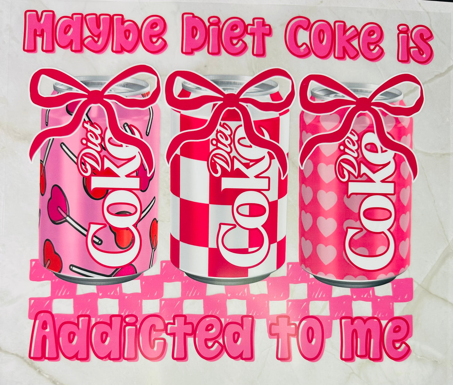 Maybe Diet Coke is addicted to me