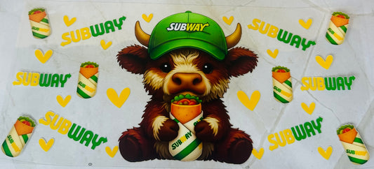 Subway Highland Cow