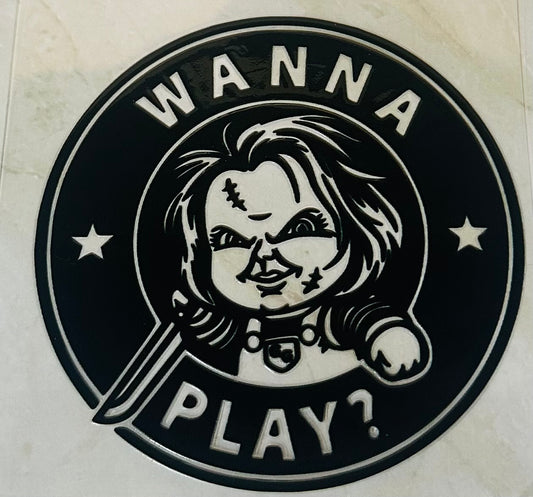 Wanna Play Decal