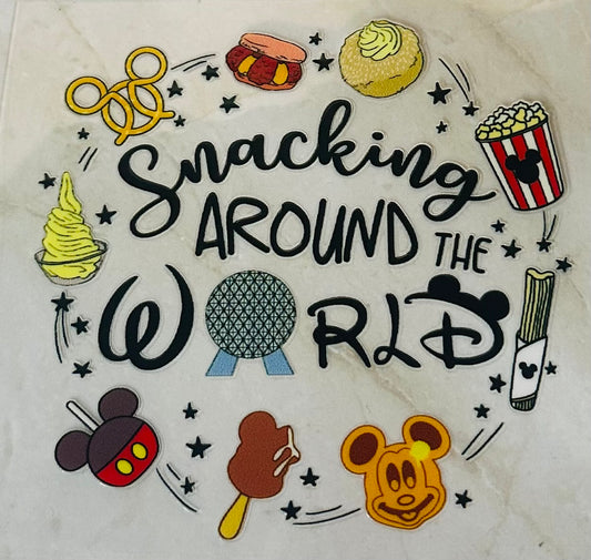 Snacking around the World Decal