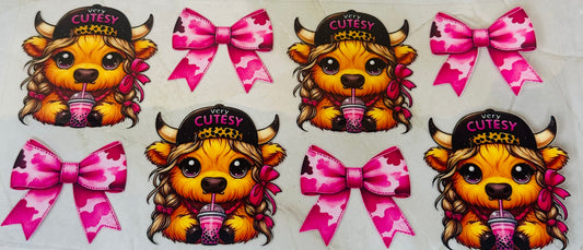 Cutesy Highland Cow