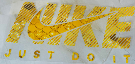 Gold Nike