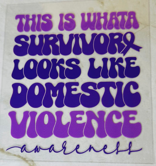 DV Awareness Decal